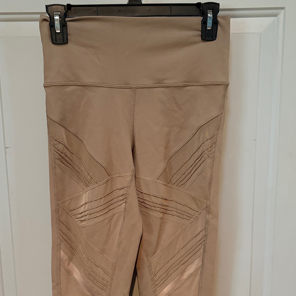 Tan High-Waisted Leggings from ALO